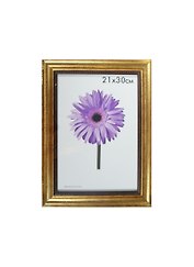Фоторамка пластик 21*30 "Agatha" золотая, 100 рамок