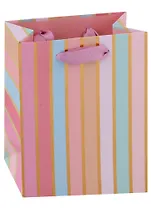 Пакет А6 14*11*6 "Bright stripes" нейтр., бум.мат