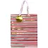 Подарочный пакет «Розовые полосы» А4 - 1