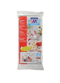 FIMOair basic -самоотвердевающая натуральная глина, на водной основе, состоящая из 97% натуральных веществ , 500 гр., цвет: белый, арт.