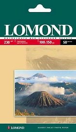 Фотобумага глянцевая Lomond, А6, 230 г/м2, 50 листов