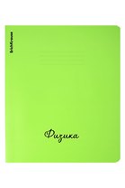 Тетрадь 48л кл. ТЕМА "Neon. Физика"  пласт.обл., ассорти, ErichKrause