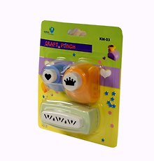 Фигурный компостер Камей KM-03 набор  3 шт