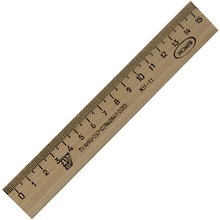 Линейка 15 см, деревянная, Можга