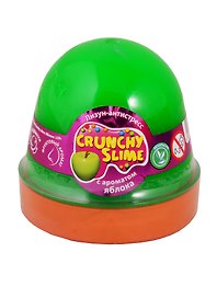 Игрушка-лизун «Crunchy slime Яблоко», Mr.Boo