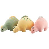 Мягкая игрушка Динозаврик спящий (текстиль) (33см) - 2