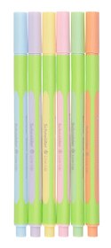 Ручки капиллярные 06цв "Line-Up Pastel" 0,4 мм, SCHNEIDER