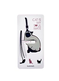 Закладка для книг из сверхтонкой стали Siamese Cat (RBM-229) (Мир Бижу)