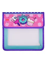 Папка для тетрадей А5 Sweets липучка, Hatber