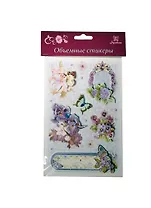 Набор д/творчества РУКОДЕЛИЕ Стикеры для декупажа цветы 3D