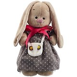 Игрушка мягкая Budi Basa, Зайка Ми в платье и с сумкой-сова (большой) StM-343