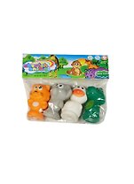Набор Игрушки для купания резиновые Животные (1084В) (15023907) (4шт) (пищалки) (3+) (упако