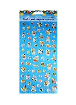 Набор новогодних наклеек ассорт. (Tz-13053) (11,5х20,5см) (Christmas collection) (3+) (упаковка)