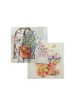 Набор салфеток для декупажа Сад на окне - 2шт