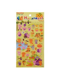 Наклейка декоративная зефирная 2 Животные 3 (95*185) (Наклей-ка!) (упаковка)