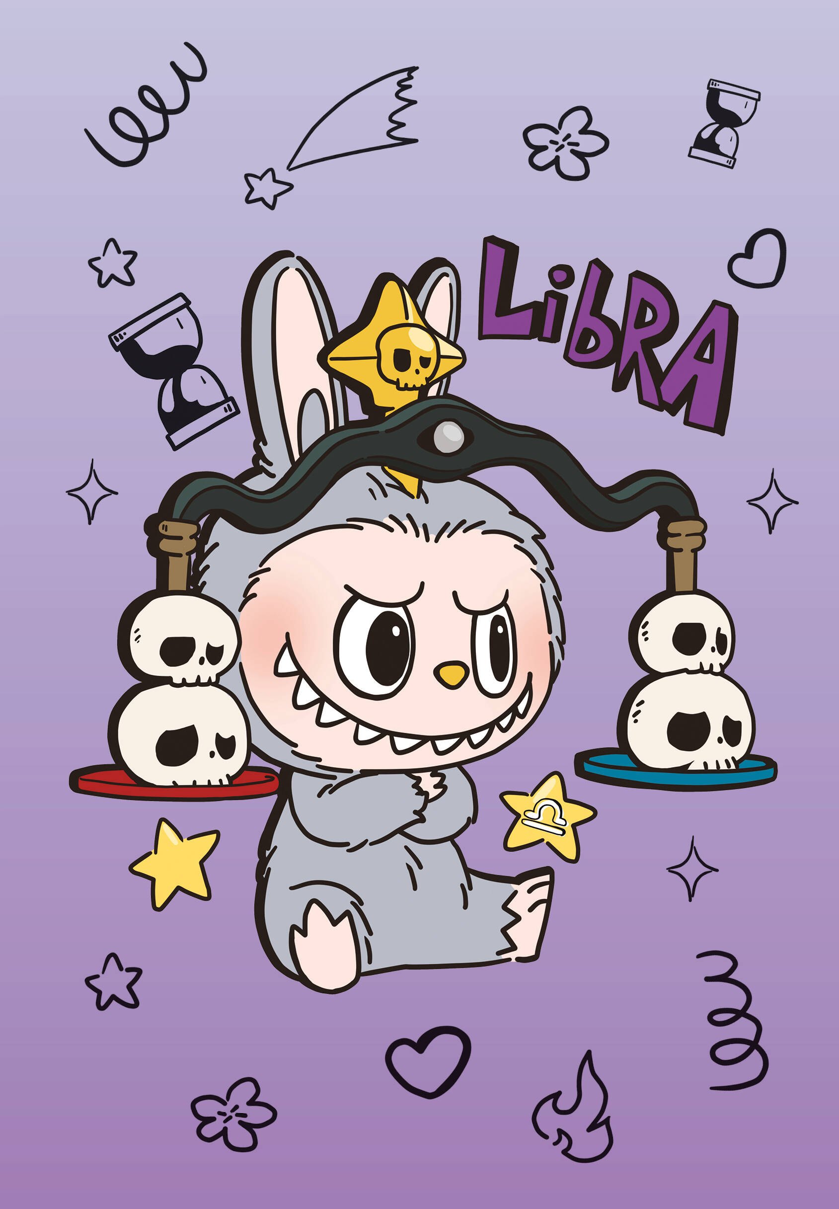 

The Monsters. Астрологический блокнот Весы (Лабубу)