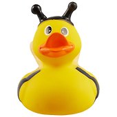 Игрушка для ванной, уточка резиновая FUNNY DUCKS "Уточка пчелка" (1890) - 1