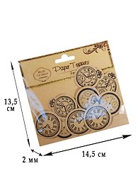 Декор элементы для скрапбукинга, крафт, 9шт (D26000620С) (в ассорт.)