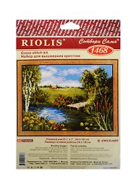 Набор для вышивания крестом Риолис Пруд (1468) (7710315) (24х18см) (упаковка)