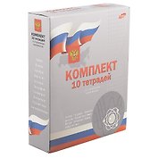 Тетради предметные «Российская символика», 48 листов, 10 штук, Academy Style