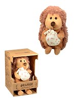Игрушка мягкая, Orange, Ёжик Колюнчик с узелочком, 15см