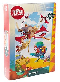 Пазл «Три богатыря и Пуп Земли» 260 элементов, Step Puzzle