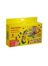 Пластилин шар. мелкозерн. Каляка-Маляка (ПШМКМ08) (065914) (8цв.) (33г.) (3+) (упаковка)