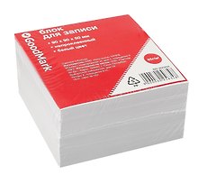 Блок для записей, 90х90 мм, белый, GoodMark