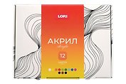 Краски акриловые Классика, 12 цв. по 15 мл (Акрк-009)