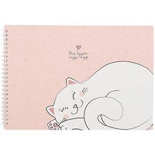 Альбом для рисования Be Smart, "Mur-Mur. Кот", А4, 40 листов, на спирали