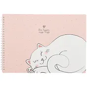 Альбом для рисования Be Smart, "Mur-Mur. Кот", А4, 40 листов, на спирали