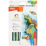 Пастель масляная Color Emotion 18цв к/к, DELI