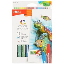 Пастель масляная «Color Emotion», 18 цветов, Deli