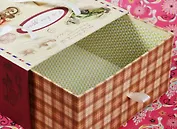 Коробка для подарков, Феникс презент, Ретро-машины 16*16*8см