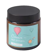 Свеча ароматическая в стеклянной баночке Счастье – это глагол (О.Примаченко) (Basil & neroli) (90 г) (Св-007)