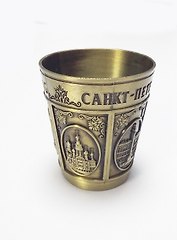 Стопка металл Санкт-Петербург латунь [SH1-5-0002]
