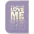 Пенал школьный 1отд. "Love me" 19*13см, 3D лак - 2