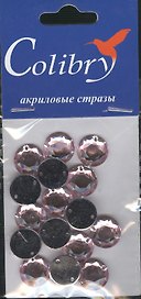 Стразы акриловые Colibry 17 (R11) (круглые) (11 мм) (упаковка)