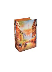 Шкатулка-книга дерево с шелком с шелком Монматр (17*11*5 см) (444056)