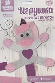 Игрушка из фетра с магнитами, набор для создания Единорог 3889150 - 2