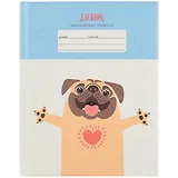 Дневник для младших классов Unnika, "Весёлый мопс"