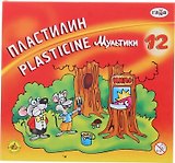 Пластилин Гамма, "Мультики", 12 цветов