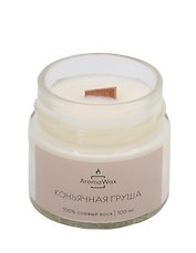 Свеча ароматическая Коньячная груша (100мл) (AromaWax)