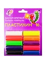 Пластилин «Флюрисветики», 10 цветов, 130 г, Луч