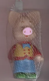 Игрушка для купания Хрюша (7R) (174420) (Играем вместе) (пищалка) (0,6+) (сетка)