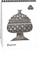 Блокнот Premium Snow (белоснежный) 30л А5 на спирали