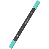 Маркер акварельный "Сонет", двухсторон., кисть и тонкий наконечник, изумрудн.зеленый, сонет