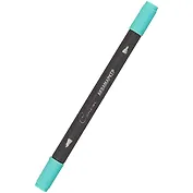 Маркер акварельный "Сонет", двухсторон., кисть и тонкий наконечник, изумрудн.зеленый, сонет