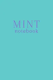 Mint notebook. Блокнот (А5, 32 л., прошитый цветными нитками, тиснение фольгой)