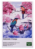 Картина по номерам N011 Райские птицы 30х40
